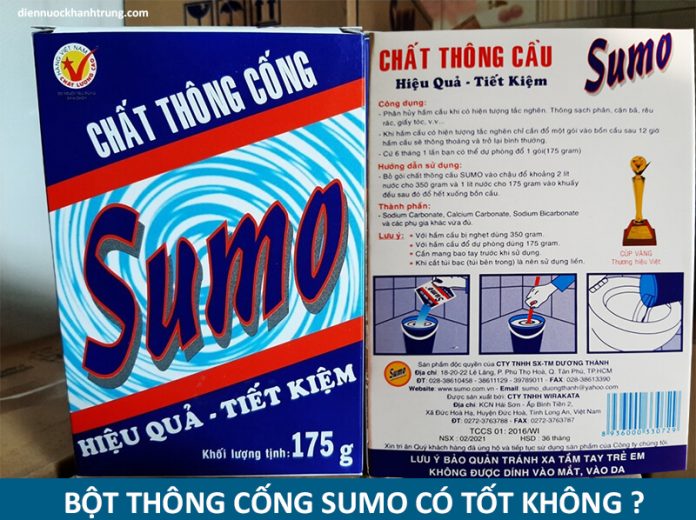 bot thong cong sumo co tot khong